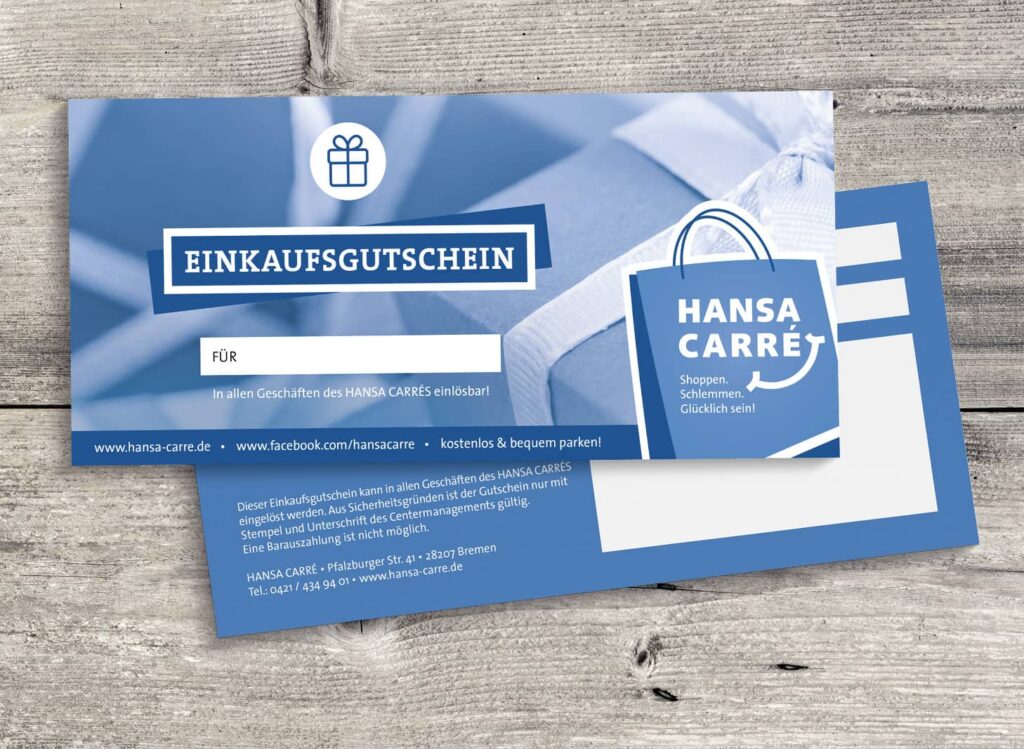 HANSA CARRÉ Center Gutschein